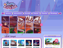 Tablet Screenshot of gamecascade.com